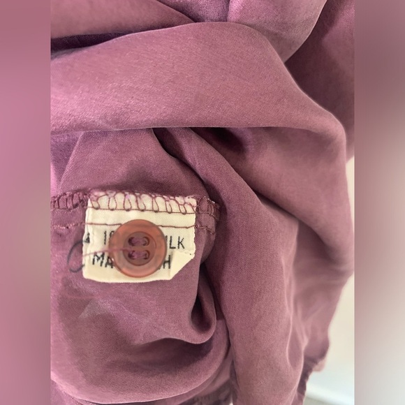 Winner 80s Silk Sueded Purple Boxy Short Sleeve Button Up Men’s Shirt Size Large - Picture 5 of 7